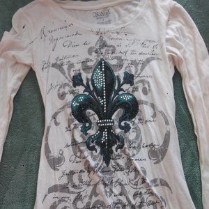 fleur de lis long sleeve